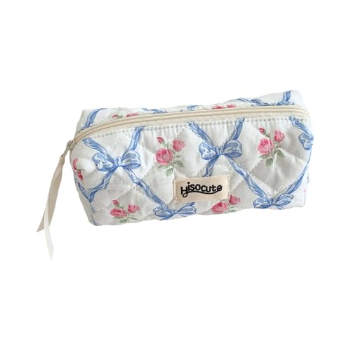 Laikoutd Stifte Mit Großer Kapazität Bleistift Bag Bögen Koffer Blumendruckstiftstifte Schachtel Für Die Organisation Von Schulmaterial Blumenmuster Stiftbox Beutel Koffer Make Up von Laikoutd