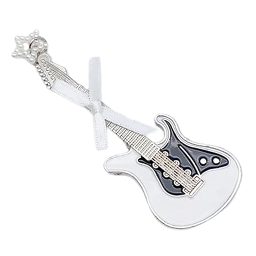 Laikoutd Sweet Bowknot Gitarre Haarnadel Haare Clip Dekoration Auffällige Haare Barrette Für Frauen Pons Side Clip Star Kopfschmuck Für Alle Haarfarben Und Stile Geeignet von Laikoutd