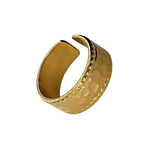 Laikoutd Trendige Offene Ringe Mit Falten Und Hohlen Designs Die Von Weißem Tropföl Hervorgehoben Werden Perfekt Für Stilvolle Personen Modern von Laikoutd