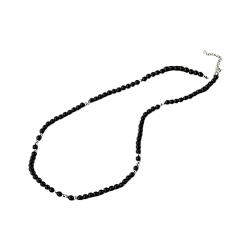 Laikoutd Vielseitige Türkis-/Onyxperlen-Halskette, natürliche Edelsteine, verstellbare Länge, Schlüsselbeinkette, Schmuck, Mode-Accessoires Laikoutd Vielseitige Türkis-/Onyxperlen-Halskette, natürliche Edelsteine, verstellbare Länge, Schlüsselbeinkette, Schmuck, Mode-Accessoires von Laikoutd