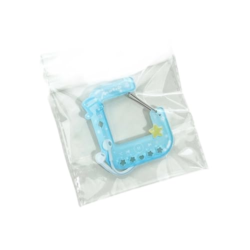 Leichtes Acrylkletterhaken Schlüsselbund Geschnitzte Musikspieler Charm Ästhetischer Mädchen Rucksack Accessoire Hollow Design Carabiner Charme von Laikoutd