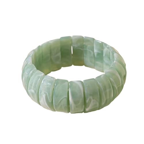 Leichtes Acrylmanschette Armband Mit Geometrischen Formen Vielseitig Handgefertigt von Laikoutd
