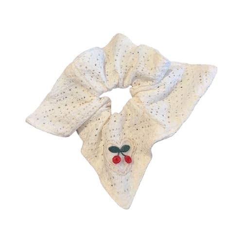 Luxuriöse Haare Mit Hoher Elastizitätshaarband Mit Blauem Kirschen Design Für Den Täglichen Und Partygebrauch von Laikoutd