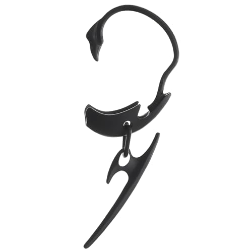 Mechanische Dart-Form, Ohrhänger, bequem, ohrlos, Clip-Ohrringe, Legierung, Textur, modischer Ohrring für Damen und Herren Mechanische Dart-Form, Ohrhänger, bequem, ohrlos, Clip-Ohrringe, Legierung, Textur, modischer Ohrring für Damen und Herren von Laikoutd