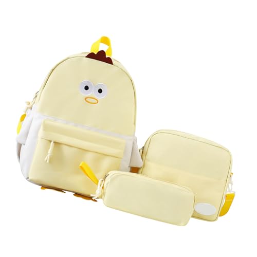 Minis Backpacks Geldbeutel Für Frauen Teen Girls 3 Pieces Set Fashion Rucksack Casual Reisetasche Daypacks Rucksack School Taschen Schule Rucksäcke Mit Umhängetasche von Laikoutd