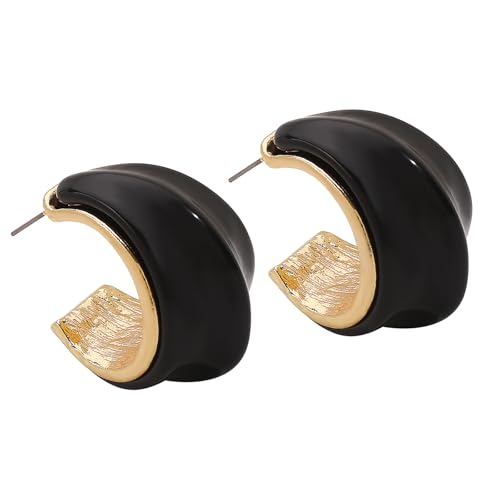 Mode C Förmige Ohrringe Mit Stilvollen Steinen Tragbar Für Trendige Frauen Alltag Und Besondere Anlässe Ohrring Schnallen von Laikoutd