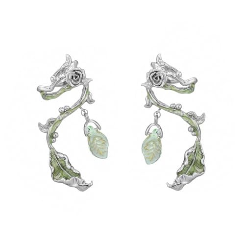 Nicht Pierced Blumenohrmanschette Leichtgewichtiger Legierungsknorpelschmuck Mit Eng Geeignet Für Zarte Haut Und Tägliche Verwendung Von Ohrmanschetten von Laikoutd