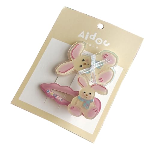 Packung Mit 2 Süßen Cartoon Tierhaarclip Für Mädchen Und Kleinkind Schöne 2000er Haare Barrettes Haarzubehör Für Tägliche Verschleiß von Laikoutd