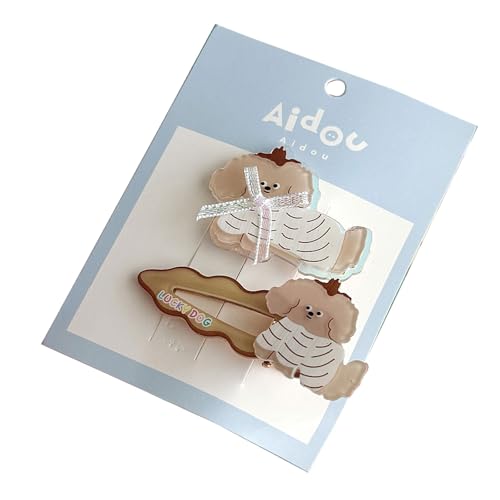 Packung Mit 2 Süßen Cartoon Tierhaarclip Für Mädchen Und Kleinkind Schöne 2000er Haare Barrettes Haarzubehör Für Tägliche Verschleiß von Laikoutd