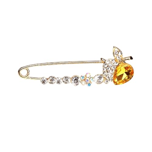 Praktische Moderne Geometrische Strasssteine ​​Brosche Legierung Mode Schmuck Tragbare Geschenke Für Mutterschwester Best Friend Crystals Brosche Pin von Laikoutd
