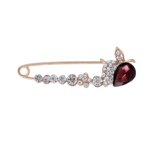 Praktische Moderne Geometrische Strasssteine ​​Brosche Legierung Mode Schmuck Tragbare Geschenke Für Mutterschwester Best Friend Crystals Brosche Pin von Laikoutd