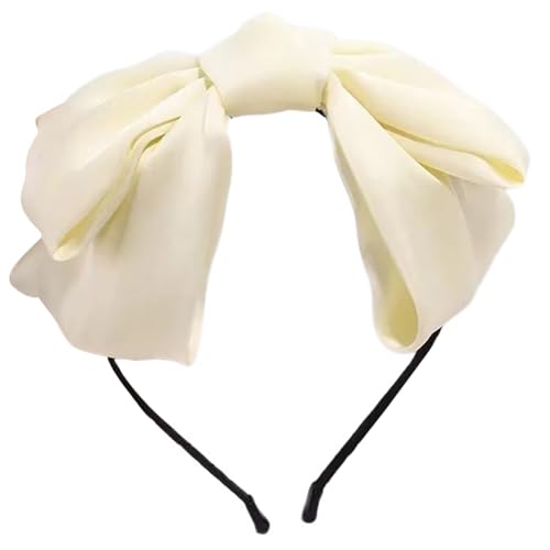 Punk übergroßer Haarreif Vintage Haarband für Rockkonzerte Schleifen dunkle Schleife Kopfschmuck Unisex von Laikoutd