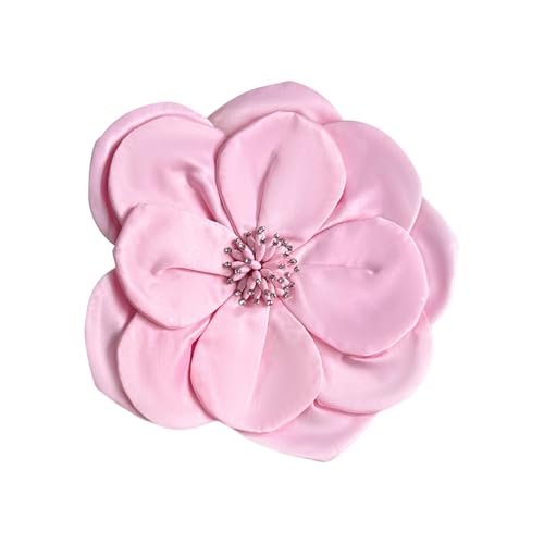 Raffinierte Blumenbrosche Multi Layer Blüten Geleder Stecknadel Stoff Corsage Schmuck Für Party Und Täglich von Laikoutd