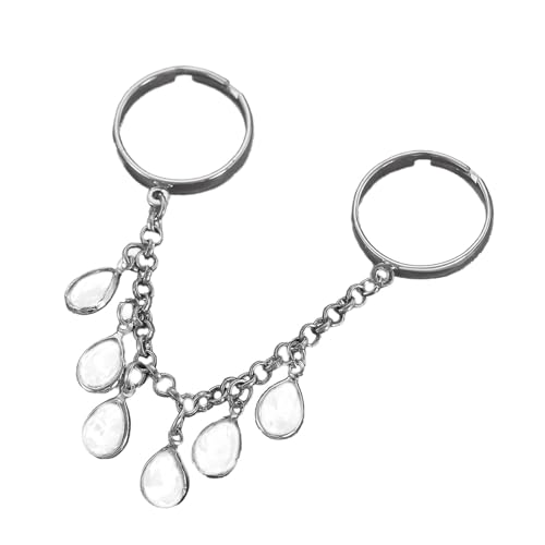 Stilvolle Verstellbare Öffnungsringe Geometrische Fransen Design Legierung Textur Schmuck Für Alltägliche Und Party Outfits Verknüpfter Fingerschmuck von Laikoutd