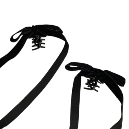 Süßer Stirnband Vintage Velvets Bogenknoten Haarseiten Clip Kopfbedeckung Langes Band Haarnadel Haarzubehör Für Frauen Mädchen Kinder Vintage Velvets Bowknot Haare Hochzeit Schmuck Schmuck von Laikoutd