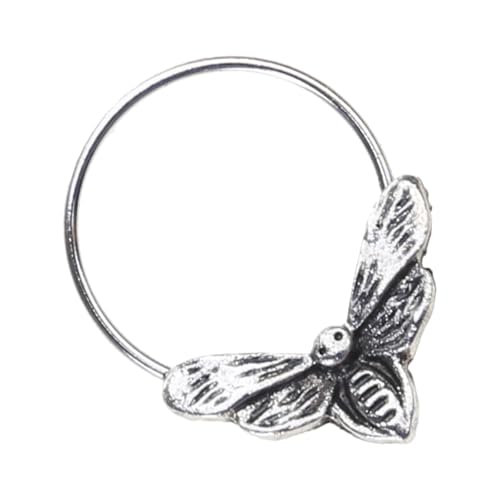 Tragbare Künstlerschädel Schädelmotte Nasendekoration Gold Finish Robust von Laikoutd