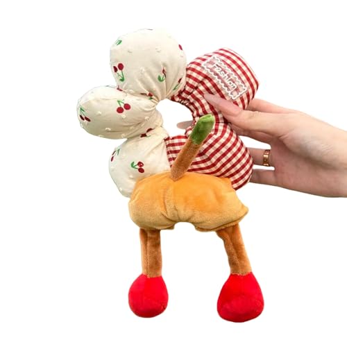 Weicher Stoff Elastic Hair Scrunchie Mit Cartoonform Und Blumbarer Dekorativer Haarkrawatte Für Teenager Erwachsene Accessoires von Laikoutd