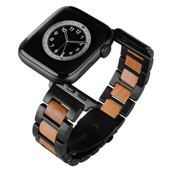 LAiMER Smartwatch Uhrband BERN - Apfelholz - kompatibel mit Apple Watch von Laimer