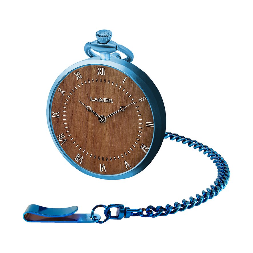 Laimer Taschenuhr  Neptun U-0181 Edelstahl von Laimer