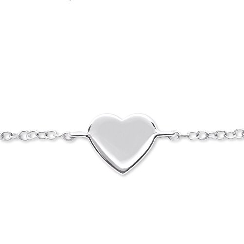 Laimons Damen-Armband Damenschmuck Herz glanz Sterling Silber 925 von Laimons