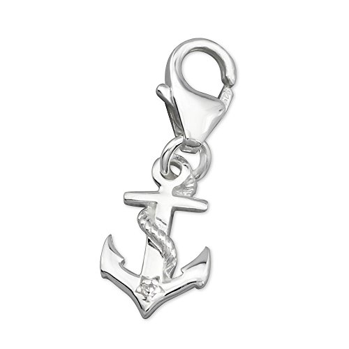 Laimons Damen-Charm Anhänger Anker mit Zirkonia Sterling Silber 925 von Laimons