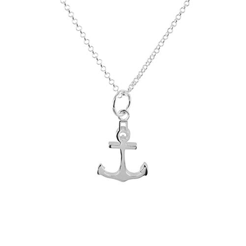Laimons Damen-Halskette Anhänger Anker Schiffsanker maritim Meer Symbol See Glanz 2 X 1,5 cm mit Kette 45cm aus Italien Sterling Silber 925 von Laimons