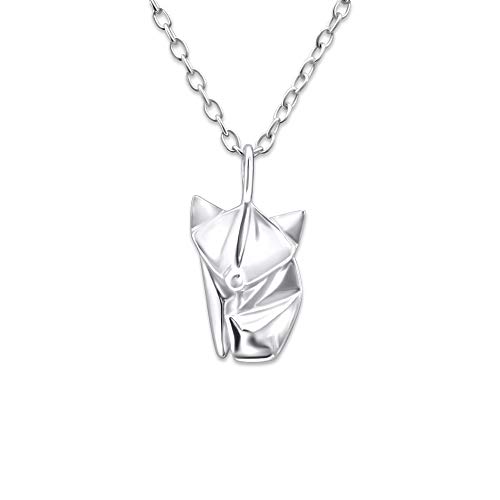 Laimons Damen-Halskette Damenschmuck Anhänger Fuchs filigran mit Kette 45cm Sterling Silber 925 von Laimons