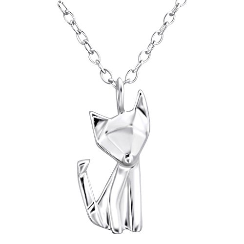 Laimons Damen-Halskette Damenschmuck Fuchs filigran mit Kette 45cm Sterling Silber 925 von Laimons