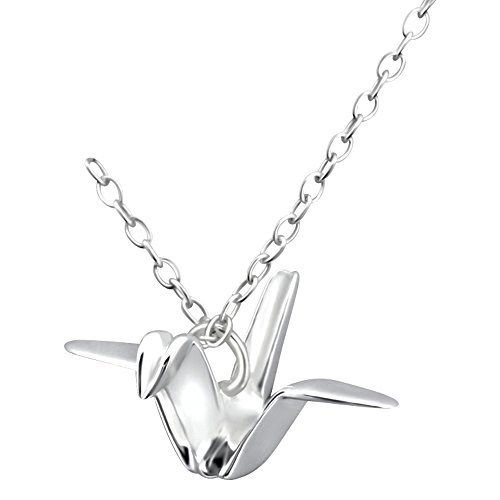 Laimons Damen-Halskette Damenschmuck Schwan filigran mit Kette 45cm Sterling Silber 925 von Laimons