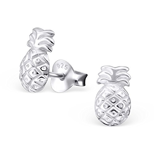 Laimons Damen-Ohrstecker Damenschmuck Ananas glanz Sterling Silber 925 von Laimons