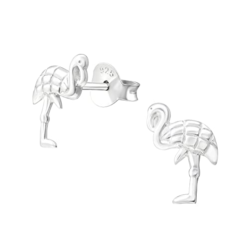 Laimons Damen-Ohrstecker Damenschmuck Flamingo Sterling Silber 925 von Laimons