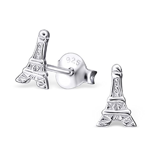 Laimons Damen-Ohrstecker Eifelturm glanz Sterling Silber 925 von Laimons