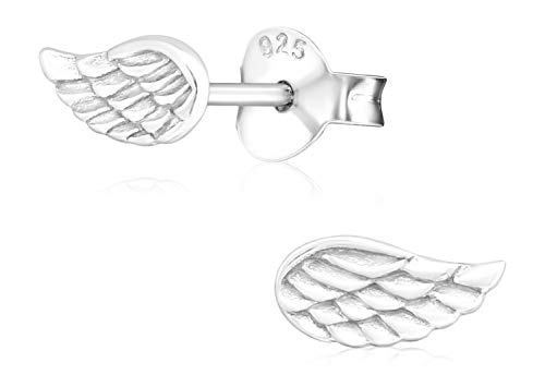 Laimons Damen-Ohrstecker Engels-Flügel Sterling Silber 925 von Laimons