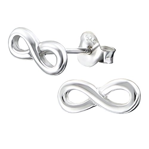 Laimons Damen-Ohrstecker Unendlichkeit Symbol Sterling Silber 925 von Laimons