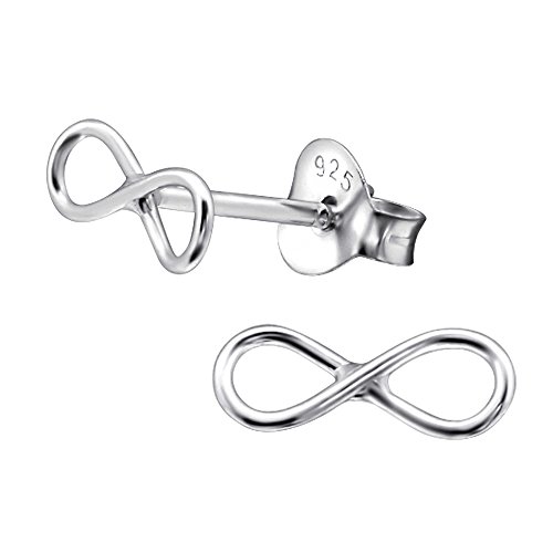 Laimons Damen-Ohrstecker Unendlichkeit Symbol Sterling Silber 925 von Laimons