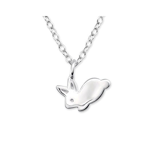 Laimons Kids Kinder-Halskette Kinderschmuck Hase glanz Sterling Silber 925 von Laimons