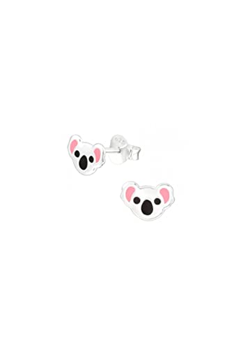 Laimons Kinder Mädchen-Ohrstecker Koala Bär 8mm aus Sterling Silber 925 von Laimons