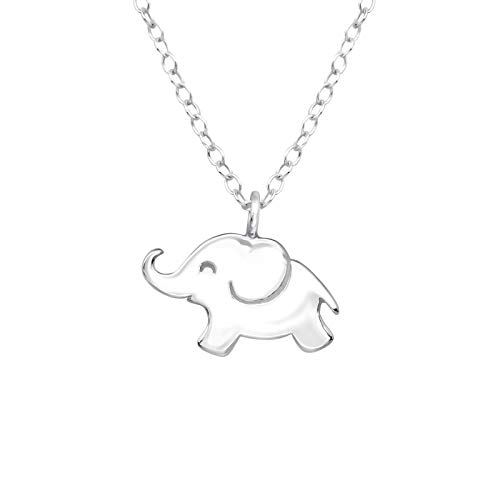 Laimons Mädchen-Halskette Damen-schmuck Elefant mit Kette 36cm Sterling Silber 925 von Laimons