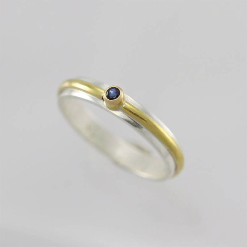 1 Stein Wickelring 14K, Sm. | Echter Saphir | Made To Order 1 Stein Wickelring 14K, Sm. | Echter Saphir | Made To Order von LaineBenthalldesigns