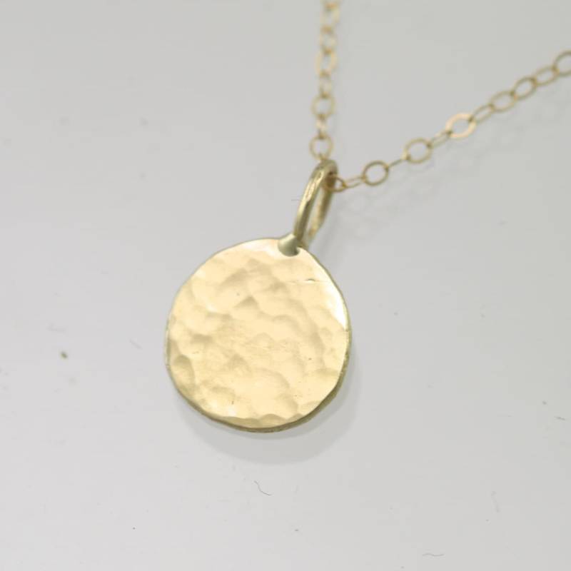 Gehämmerte Chunk Kette in 14Ky Gold, Klein Gehämmerte Chunk Kette in 14Ky Gold, Klein von LaineBenthalldesigns