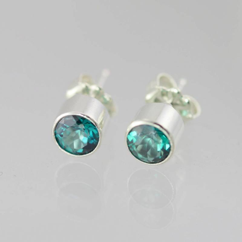 Grüne Topas Tropfen Ohrstecker 5mm Sterling Silber Grüne Topas Tropfen Ohrstecker 5mm Sterling Silber von LaineBenthalldesigns