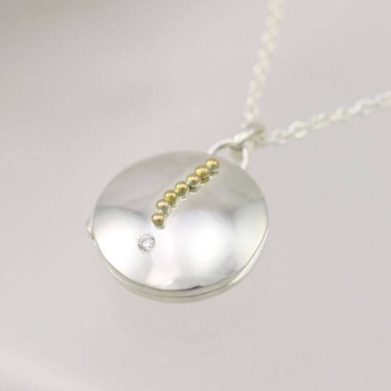 Locket - Fallender Stern 14K, Sm. | Diamant | 18" Auf Bestellung Locket - Fallender Stern 14K, Sm. | Diamant | 18" Auf Bestellung von LaineBenthalldesigns