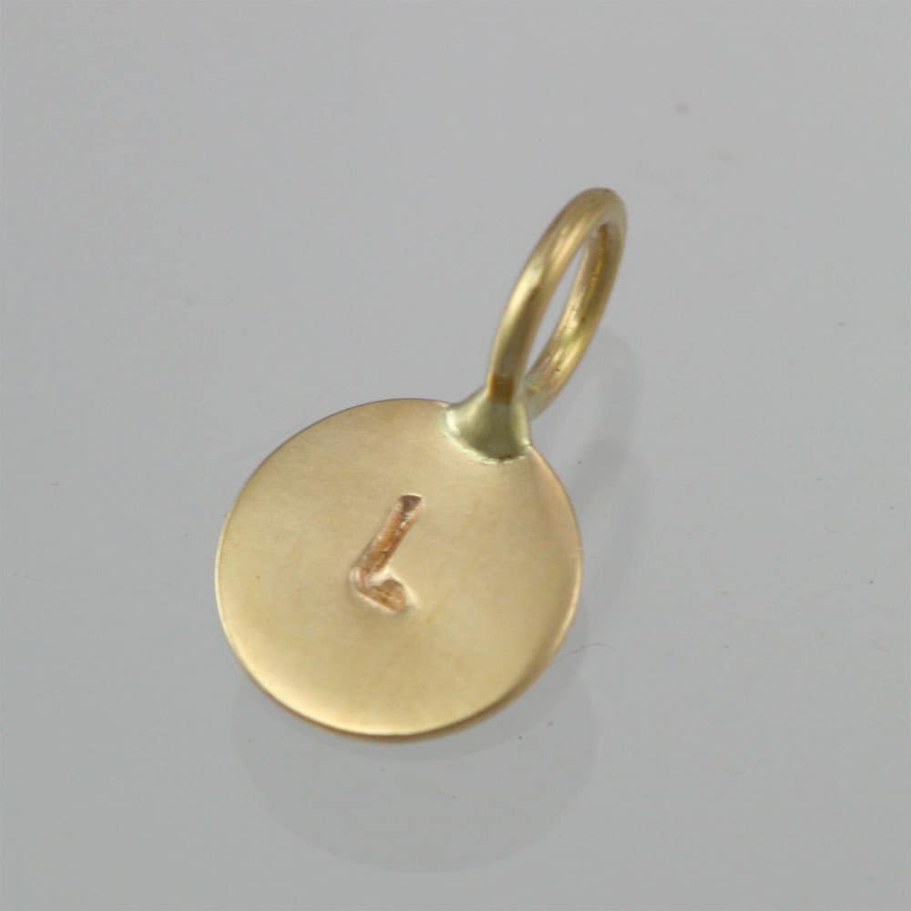 Plättchen Anhänger Aus 585Er Gold | Made To Order von LaineBenthalldesigns