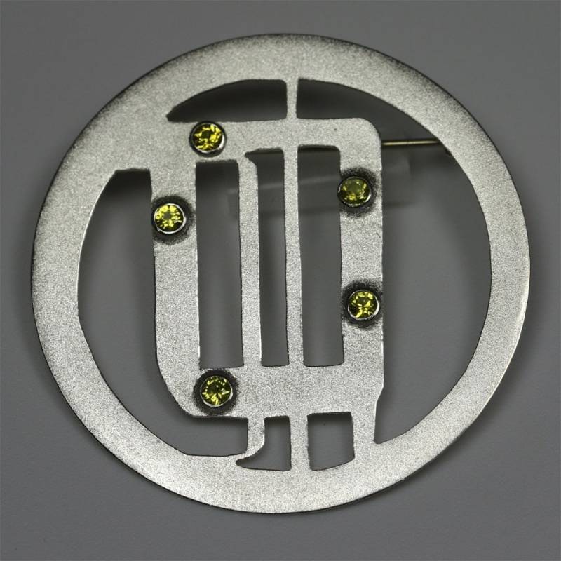 U-Bahn Karte Brosche, Chicago | Golden Topaz U-Bahn Karte Brosche, Chicago | Golden Topaz von LaineBenthalldesigns