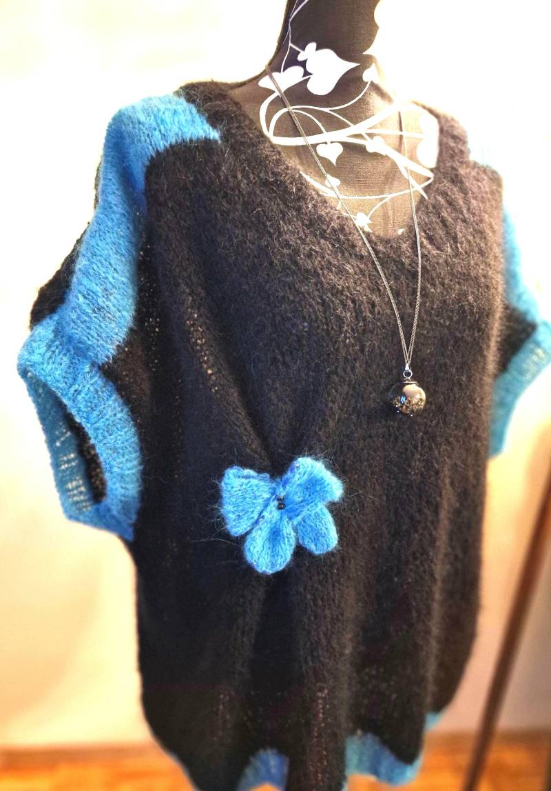 Oversize-Pullunder Mohair von Lainelooks