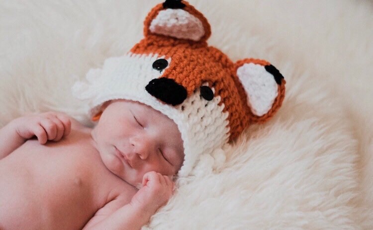 Fuchs Hut, Häkeln Mütze, Neugeborenen Kind Erwachsene Baby Fox Kostüm, Größen Bis von LainetreeCreations