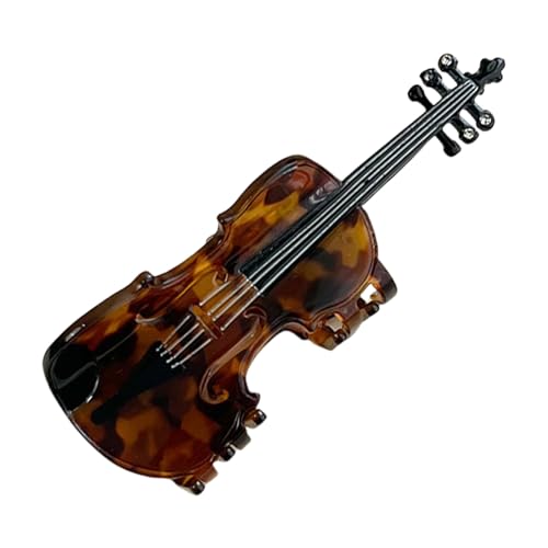 Lainiaoly Geigenförmige Haarklammern, Haarklammern Für Mädchen, Modische Haarklammern Mit Starkem Halt, Modische Haarnadel Mit Musikinstrument Für Mädchen, Süße Clips Für Und Freizeit von Lainiaoly