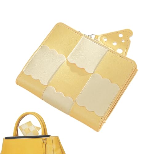 Lainiaoly Keksgeflochtene Kurze Geldbörse Mit Mehreren Kartenfächern, Kleine Münzgeldbörse, Münzfach Mit Reißverschluss, Modisches Münzfach, Einfache Ausweistasche Und Münzgeldbörse Für Damen von Lainiaoly