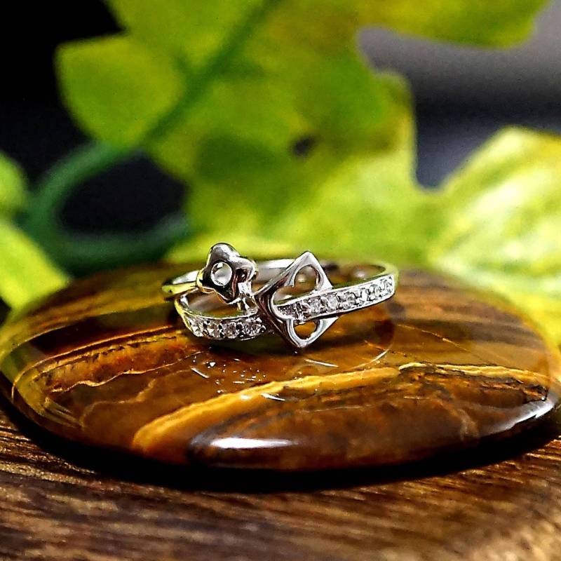 Ring Sterling Silber Rhodiniert, Geburtstag, Jahrestag, Valentinstag, Geschenk Für Sie -Uns Größe 5 Ring Sterling Silber Rhodiniert, Geburtstag, Jahrestag, Valentinstag, Geschenk Für Sie -Uns Größe 5 von LakModernJewelry