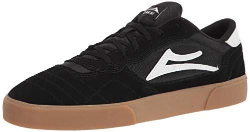 Lakai Footwear Mens Herren Cambridge Black/Gum Suede MS3200252A00-Black-10 M US Skate-Schuh, Schwarzes Wildleder, 43 EU von Lakai